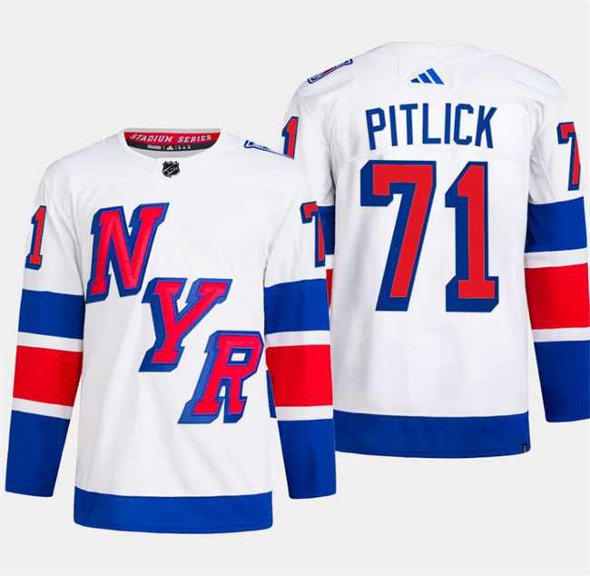 Men's New York Rangers #71 Tyler Pitlick White 2024 Stadium Series Stitched Jersey Dzhi,We sell and wholesale Men's New York Rangers #71 Tyler Pitlick White 2024 Stadium Series Stitched Jersey Dzhi on line form chian!